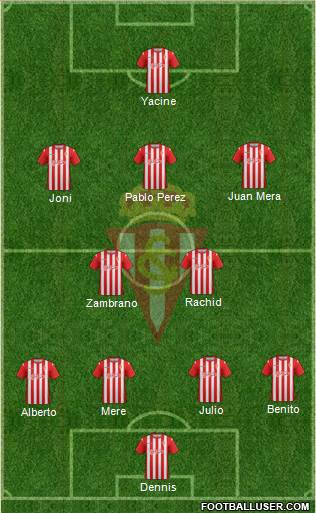 Real Sporting S.A.D. Formation 2013