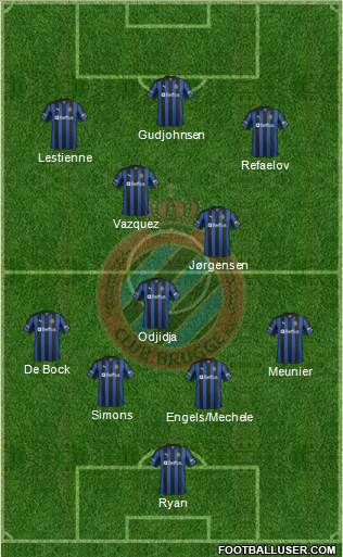 Club Brugge KV Formation 2013