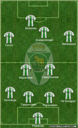 FC Gomel Formation 2013