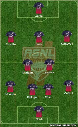 A.S. Nancy Lorraine Formation 2013