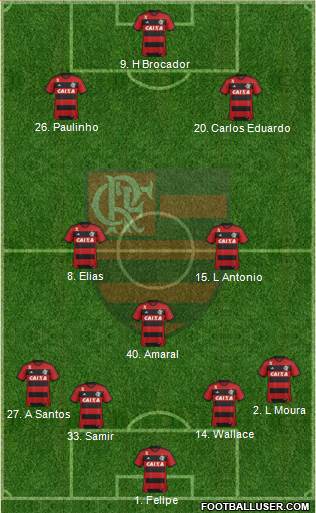 CR Flamengo Formation 2013