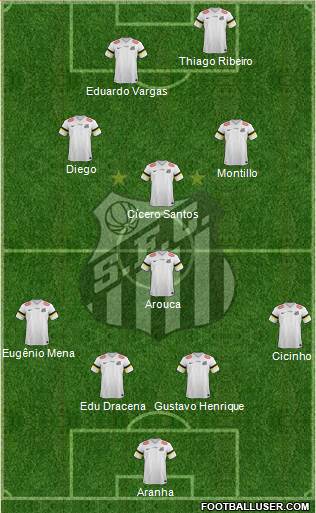 Santos FC Formation 2013