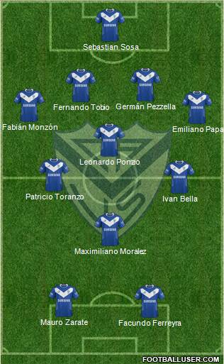 Vélez Sarsfield Formation 2013