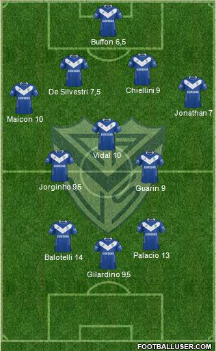 Vélez Sarsfield Formation 2013