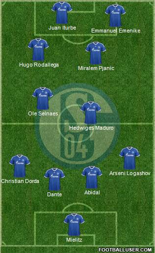 FC Schalke 04 Formation 2013