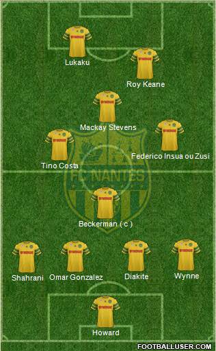 FC Nantes Formation 2013