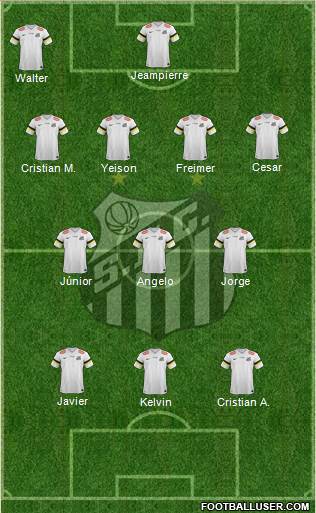 Santos FC Formation 2013