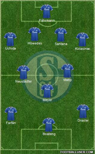 FC Schalke 04 Formation 2013