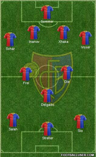 FC Basel Formation 2013