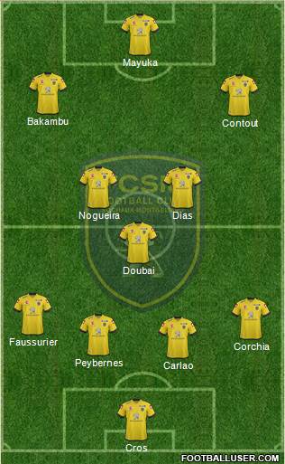 FC Sochaux-Montbéliard Formation 2013