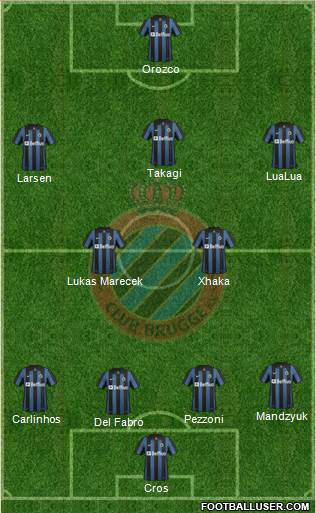 Club Brugge KV Formation 2013