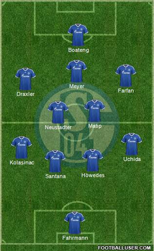 FC Schalke 04 Formation 2013