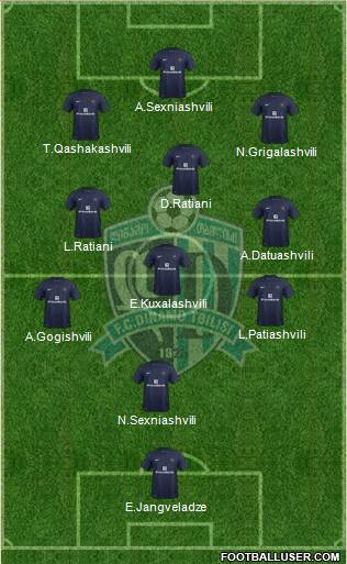 Dinamo Tbilisi Formation 2013