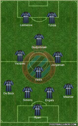 Club Brugge KV Formation 2013