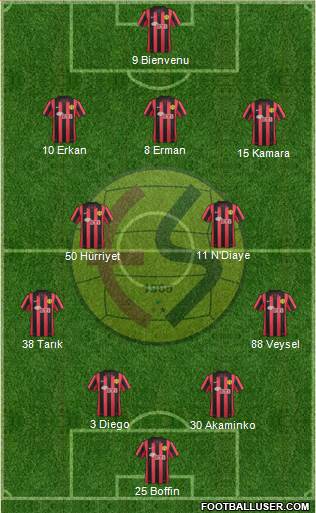 Eskisehirspor Formation 2013