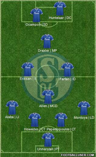 FC Schalke 04 Formation 2013