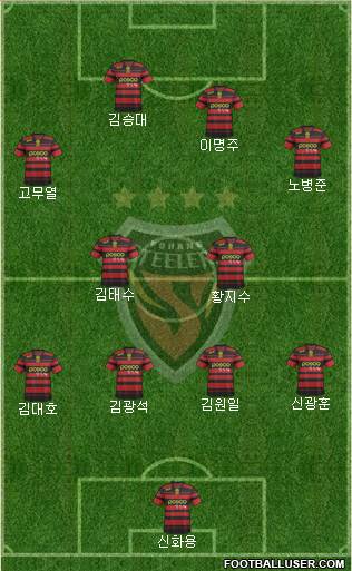 Pohang Steelers Formation 2013