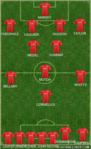 Cardiff City Formation 2013