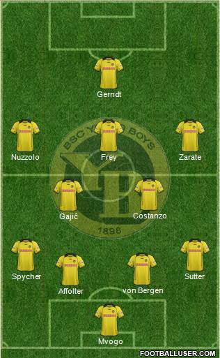 BSC Young Boys Formation 2013