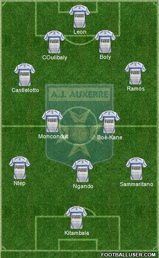 A.J. Auxerre Formation 2013