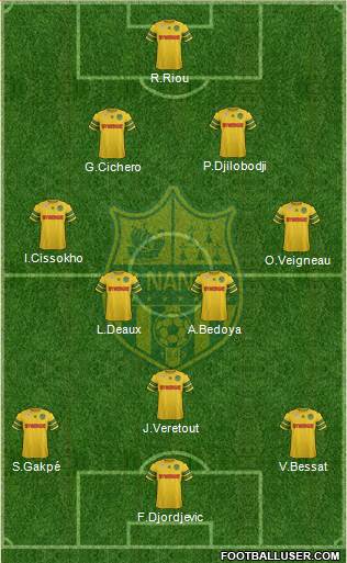 FC Nantes Formation 2013