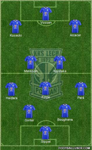 Lech Poznan Formation 2013