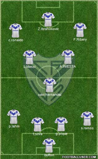 Vélez Sarsfield Formation 2013