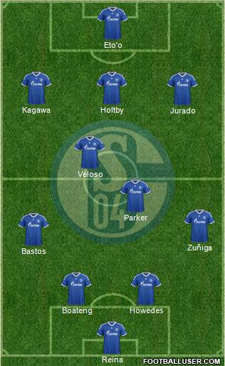 FC Schalke 04 Formation 2013