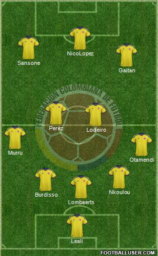 Colombia Formation 2013