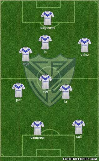 Vélez Sarsfield Formation 2013