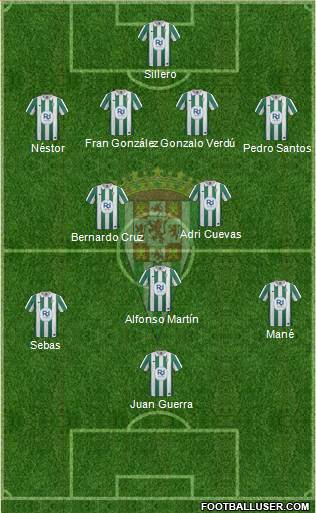 Córdoba C.F., S.A.D. Formation 2013