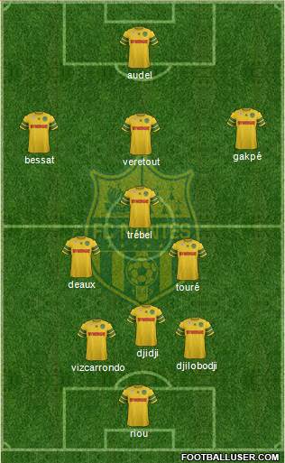 FC Nantes Formation 2013