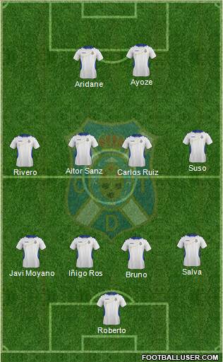 C.D. Tenerife S.A.D. Formation 2013