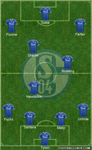 FC Schalke 04 Formation 2013