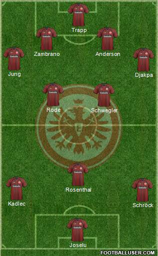 Eintracht Frankfurt Formation 2013