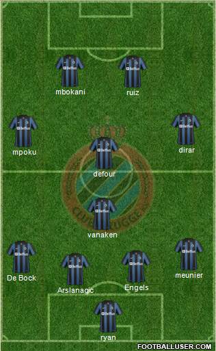 Club Brugge KV Formation 2013