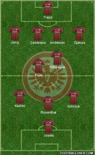 Eintracht Frankfurt Formation 2013