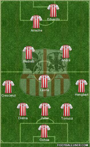 Athletic Club Ajaccien Football Formation 2013