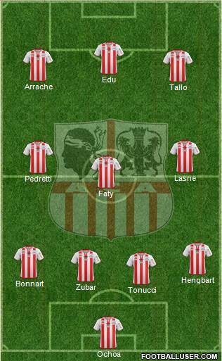 Athletic Club Ajaccien Football Formation 2013