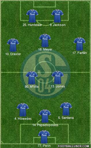 FC Schalke 04 Formation 2013