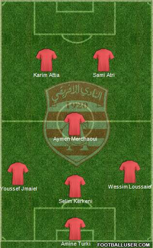 Club Africain Tunis Formation 2013