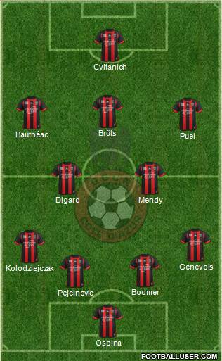 OGC Nice Côte d'Azur Formation 2013