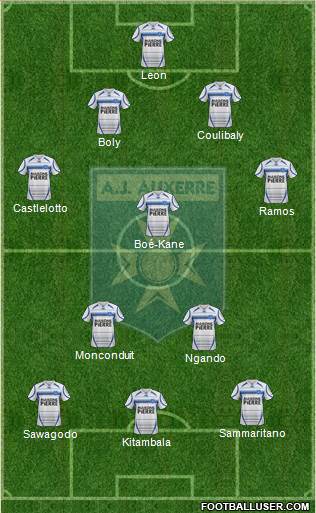 A.J. Auxerre Formation 2013