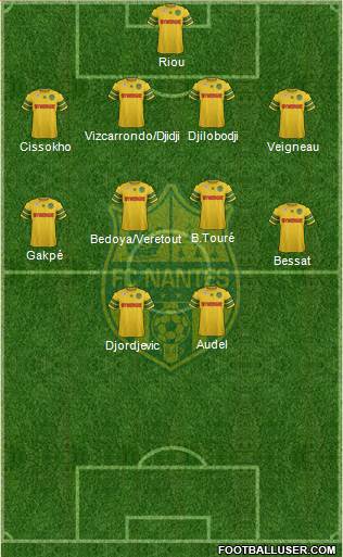 FC Nantes Formation 2013