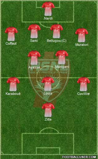 A.S. Nancy Lorraine Formation 2013