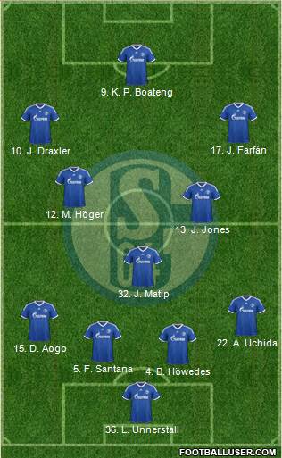 FC Schalke 04 Formation 2013