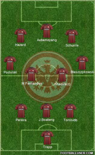 Eintracht Frankfurt Formation 2013