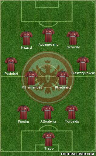 Eintracht Frankfurt Formation 2013