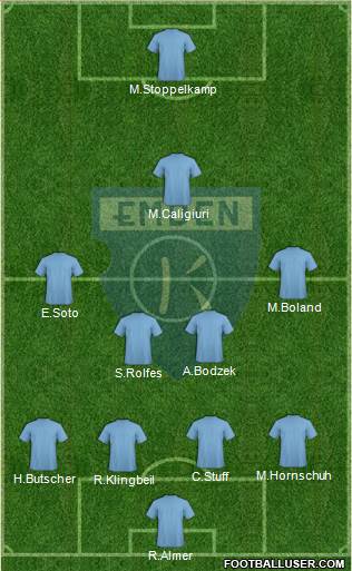 BSV Kickers Emden Formation 2013