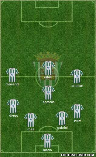 Córdoba C.F., S.A.D. Formation 2013